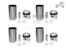 Juego de pistones + camisa Seat motor 1197 cc 73 mm STD Seat Clásico