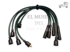 MUSEO JC-BUJ05V - Juego cables de bujias Seat 600 color verde