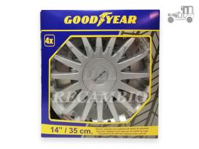 4 Tapacubos de llanta Monza Goodyear ACCESORIOS