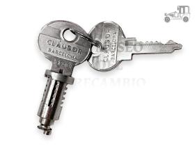 Bombín de puerta Renault longitud total 34 mm Renault Clásico