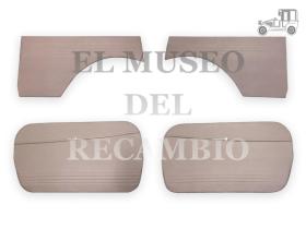 Juego de tapizados en marrón camel Seat 600 D Recambio