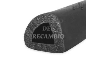 Goma contorno de puerta Renault 4 hueca Recambio
