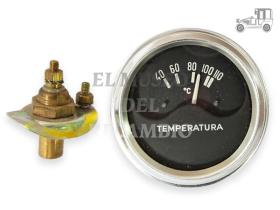 Reloj temperatura con sensor 12V Reloj época