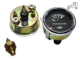 Reloj temperatura 24V con termorresistencia diámetro 63 mm Reloj época