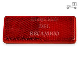 Reflex rojo adhesivo 88x35 mm Faros y pilotos