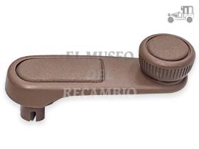 Manecilla de elevalunas marrón Citroën y Peugeot Recambio