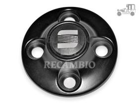 Tapacubo negro central rueda Seat Seat Clásico