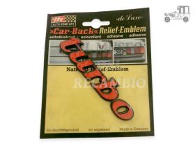 Accesorio adhesivo decoración coche ACCESORIOS