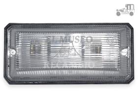 Piloto rectangular blanco universal 120x55 mm ACCESORIOS