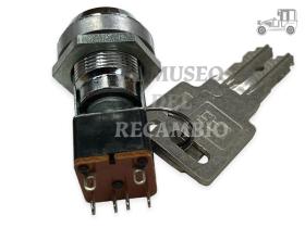 Cortacorriente con llave, 6 terminales, agujero de 19 mm Recambio