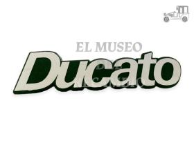 Anagrama "Ducato" plata y negro Recambio