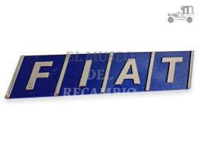 Anagrama "FIAT" azul y plata Recambio