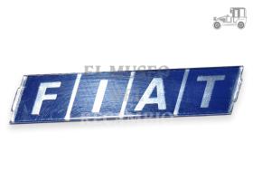 Anagrama "F/I/A/T" azul y plata sin relieve Fiat Recambio