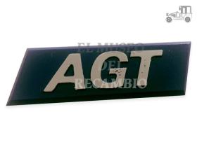 Anagrama AGT azul y plata Recambio