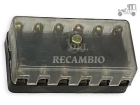 Caja portafusibles de 6 con tornillo Recambio