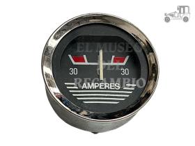Amperímetro redondo 52mm cromado -30 +30 Veglia Recambio