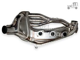 Calefactor izquierdo y derecho acero inoxidable Porsche Recambio