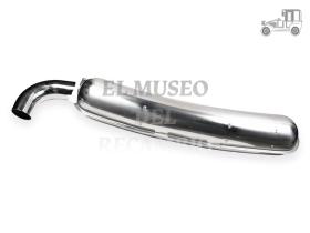 Silencioso sport acero inoxidable 84 mm Porsche Recambio