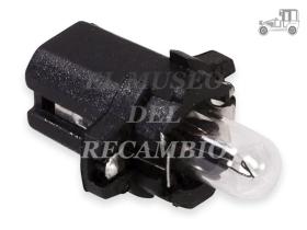 Bombilla y portalamparas salpicadero 12V 1,2W Volkswagen Recambio