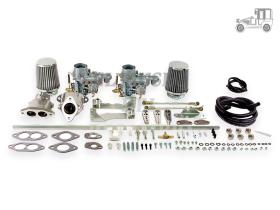 Kit doble carburador Empi 34 EPC 2 admisiones con filtro VW Recambio
