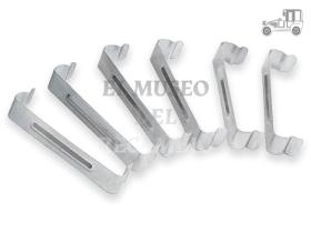 Kit 6 grapas filtro aire rectangula 1,75" 4.45mm Recambio