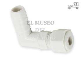 Racord universal  90º con tuerca de nylon Recambio