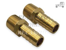 Juego 2 conectores de manguera sistema de aceite Volkswagen Recambio