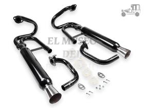 Kit silencioso dual sport negro colas cromoVolkswagen Recambio