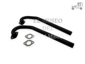 KIT calefactor IZQ+DCH TUBO "J" NEGRO C/JUNTAS Recambio