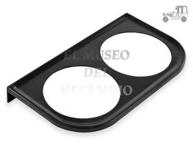 Soporte metal 2 relojes negro 52mm VDO Recambio