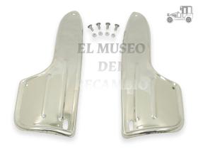 Juego de guardabarros trasero de acero inoxidable pulido VW Recambio