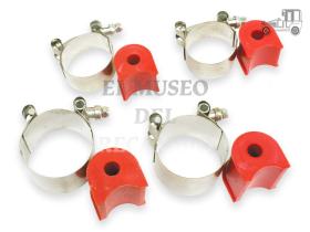 Kit silentblock barra estabilizadora STD de uretano rojo VW Recambio