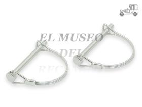 Juego 2 clips de liberación del capó Volkswagen Escarabajo Recambio