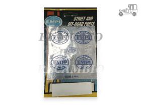 Kit 5 pegatinas tapabuje de llanta logo EMPI Recambio