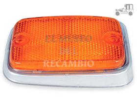 Tulipa lateral delantera ámbar con borde plateado Volkswagen Recambio