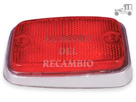 Tulipa lateral trasera roja con borde plateado Volkswagen T2 Recambio