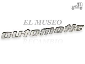 Anagrama capó trasero automatic Volkswagen Tipo 3 Recambio