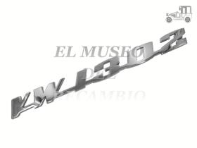 Anagrama capó trasero VW 1302 Volkswagen Escarabajo Recambio