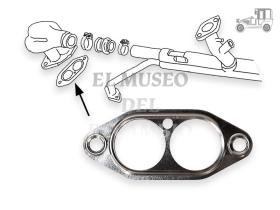 Junta colector de admisión doble puerto Volkswagen Recambio