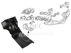 Chapa inferior de calefactor delantero izquierdo Volkswagen Recambio