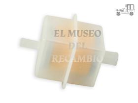 Filtro de combustible, cuadrado, plástico. T1/T2 75-92 Recambio