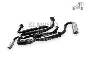 Kit silencioso Tuck Away doble escape cplas cromado VW Recambio