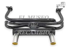 Sistema de escape GT 2 colas cromadas Volkswagen Escarabajo Recambio