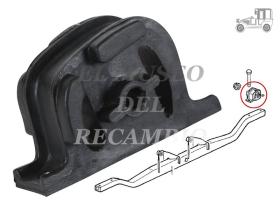 Soporte de motor trasero izquierdo Volkswagen Transporter T2 Recambio