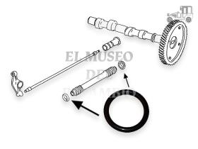 Réten tubo balancines pequeño 21.3X3.5 1.7-2.0 VW, Porsche Recambio