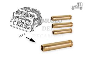 Kit 4 guías válvula admisión  1.7-2.0L T2/4 4U. 8/71- 8MM Recambio