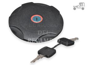 Tapón depósito gasolina con llave negro plástico Volkswagen Recambio