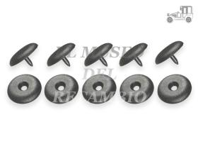 Juego 10 botones de cinturón Skoda y Volkswagen Recambio