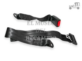 Cinturón seguridad negro delantero 2 puntos bandolera VW Recambio