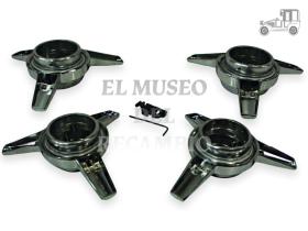 Juego imitación cromado con 3 radios e inserto de rueda VW Recambio